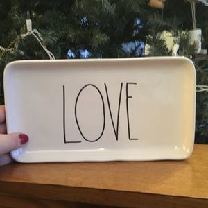 Rae Dunn LOVE Medium tray